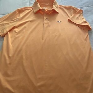 Vineyard Vines orange collared nice shirt. Boys XL